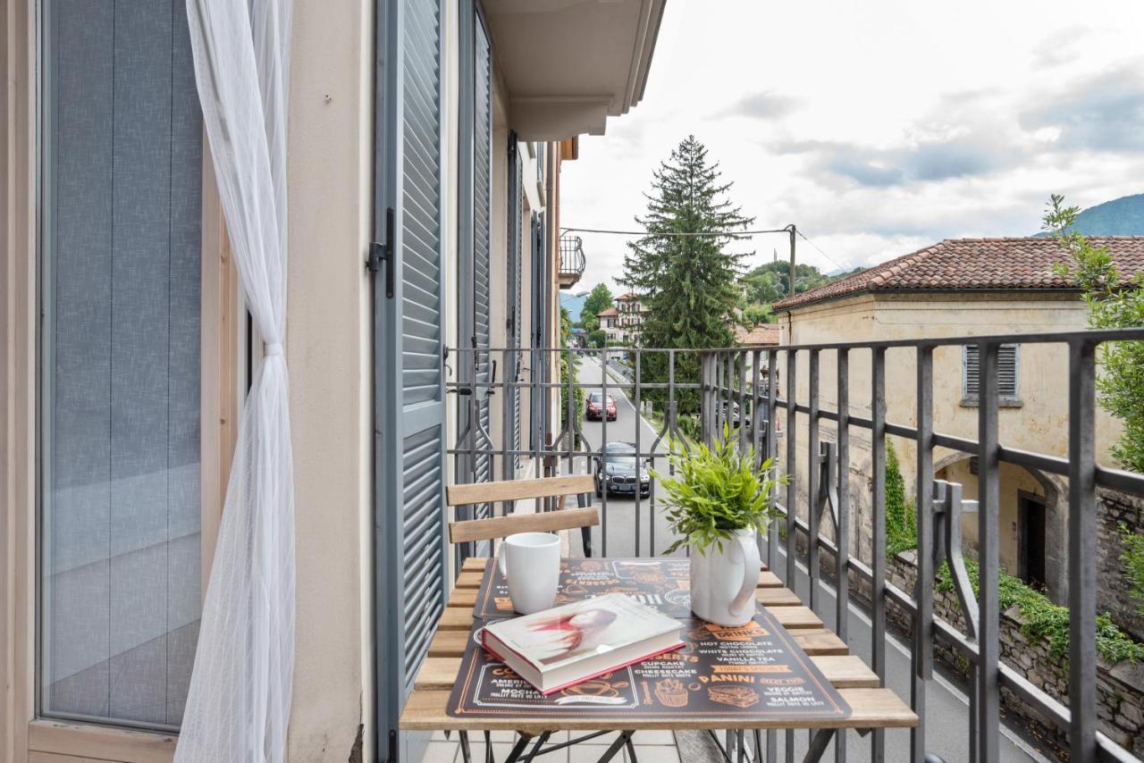 Lake Como Studio With Balcony And Private Parking Ossuccio Zewnętrze zdjęcie